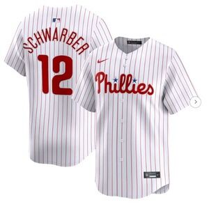 Nike (Men's SMALL) Phillies Kyle Schwarber Dri-FIT ADV MLB Limited Jersey - $175